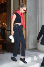 KENDALL JENNER and GIGI HADID Leaves Nobu Restaurant in New York 05/31/2017