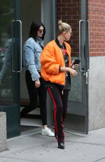 KENDALL JENNER and HAILEY BALDWIN Leaves Kanye