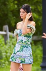 KENDALL JENNER Arrives at Liberty State Park in Jersey City 06/03/2017