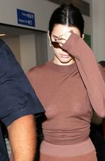 KENDALL JENNER at LAX Airport in Los Angeles 06/08/2017