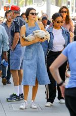 KENDALL JENNER Out with Her Dog in Beverly Hills 06/18/2017