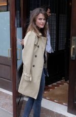 KERI RUSSELL Arrives at Her Hotel in New York 06/05/2017
