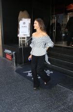 KERI RUSSELL Leaves Katsuya Restaurant in Hollywood 05/30/2017