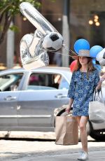KERI RUSSELL Out and About in Brooklyn 06/10/2017