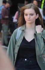 KERRIS DORSEY Filming in Beverly Hills 06/26/2017
