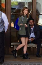 KERRIS DORSEY Filming in Beverly Hills 06/26/2017