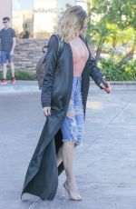 KHLOE KARDASHIAN in Tight Ripped Jeans Out in Los Angeles 06/21/2017
