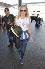 KIM BASINGER at LAX Airport in Los Angeles 06/22/2017