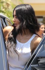KIM KARDASHIAN Out and About in Calabasas 06/22/2017