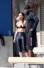 KIM KARDASHIAN Working Out in Los Angeles 06/24/2017