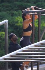 KIM KARDASHIAN Working Out in Los Angeles 06/24/2017