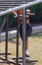 KIM KARDASHIAN Working Out in Los Angeles 06/24/2017