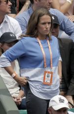 KIM SEARS Watching Her Husband Andy Murray at Roland Garros in Paris 06/03/2017