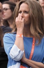 KIM SEARS Watching Her Husband Andy Murray at Roland Garros in Paris 06/03/2017