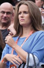 KIM SEARS Watching Her Husband Andy Murray at Roland Garros in Paris 06/03/2017