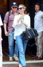 KIRSTEN DUNST and Jesse Plemons Leaves Their Hotel in New York 06/23/2017