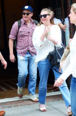 KIRSTEN DUNST and Jesse Plemons Leaves Their Hotel in New York 06/23/2017