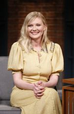 KIRSTEN DUNST at Late Night with Seth Meyers 06/19/2017