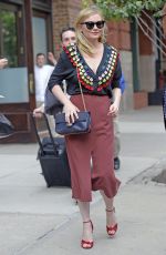 KIRSTEN DUNST Heading to Today Show in New York 06/19/2017