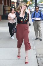 KIRSTEN DUNST Heading to Today Show in New York 06/19/2017