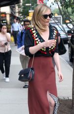 KIRSTEN DUNST Heading to Today Show in New York 06/19/2017