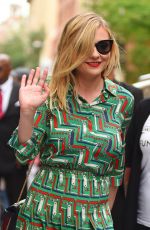 KIRSTEN DUNST Leaves AOL Studios in New York 06/21/2017