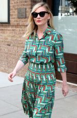 KIRSTEN DUNST Leaves AOL Studios in New York 06/21/2017