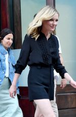 KIRSTEN DUNST Leaves Her Hotel in New York 06/15/2017