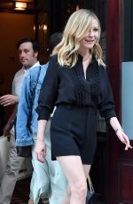 KIRSTEN DUNST Leaves Her Hotel in New York 06/15/2017