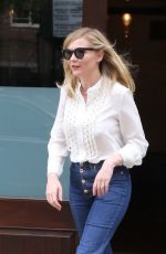 KIRSTEN DUSNT Leaves Her Hotel in New York 06/19/2017