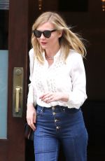 KIRSTEN DUSNT Leaves Her Hotel in New York 06/19/2017