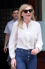 KIRSTEN DUSNT Leaves Her Hotel in New York 06/19/2017