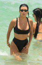 KOURTNEY KARDASHIAN in Bikini at a Beach in Miami 06/12/2017