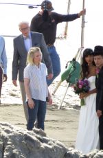 KRISTEN BELL on the Set of The Good Place in Malibu 06/14/2017