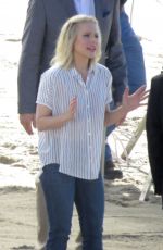 KRISTEN BELL on the Set of The Good Place in Malibu 06/14/2017