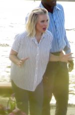 KRISTEN BELL on the Set of The Good Place in Malibu 06/14/2017