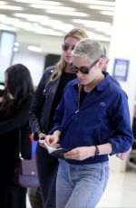 KRISTEN STEWART and STELLA MAXWELL at Orly Airport in Paris 06/14/2017