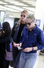 KRISTEN STEWART and STELLA MAXWELL at Orly Airport in Paris 06/14/2017