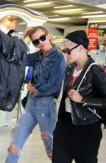 KRISTEN STEWART and STELLA MAXWELL at Orly Airport in Paris 06/16/2017