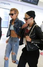 KRISTEN STEWART and STELLA MAXWELL at Orly Airport in Paris 06/16/2017