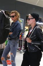 KRISTEN STEWART and STELLA MAXWELL at Orly Airport in Paris 06/16/2017