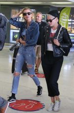 KRISTEN STEWART and STELLA MAXWELL at Orly Airport in Paris 06/16/2017