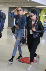 KRISTEN STEWART and STELLA MAXWELL at Orly Airport in Paris 06/16/2017
