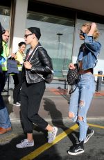 KRISTEN STEWART and STELLA MAXWELL at Orly Airport in Paris 06/16/2017