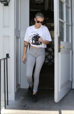 KRISTEN STEWART and STELLA MAXWELL Leaves Gracias Madre Restaurant 06/28/2017
