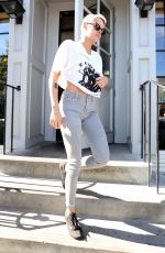 KRISTEN STEWART and STELLA MAXWELL Leaves Gracias Madre Restaurant 06/28/2017