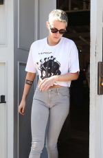 KRISTEN STEWART and STELLA MAXWELL Leaves Gracias Madre Restaurant 06/28/2017