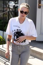 KRISTEN STEWART and STELLA MAXWELL Leaves Gracias Madre Restaurant 06/28/2017