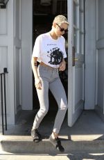 KRISTEN STEWART and STELLA MAXWELL Leaves Gracias Madre Restaurant 06/28/2017