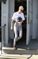 KRISTEN STEWART and STELLA MAXWELL Leaves Gracias Madre Restaurant 06/28/2017
